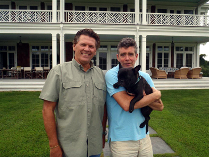 Bill with author Jay McInerney